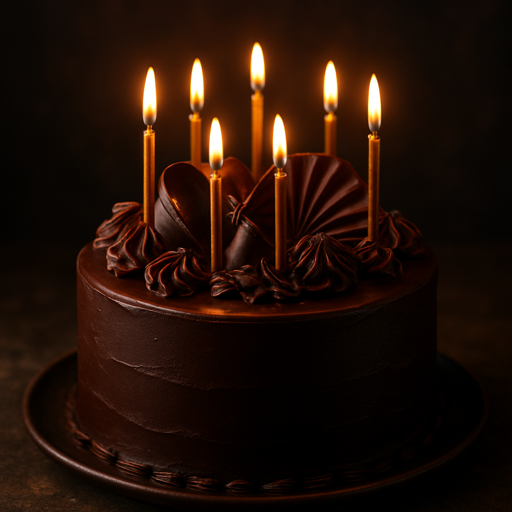 Tarta de Cumpleaños de Chocolate